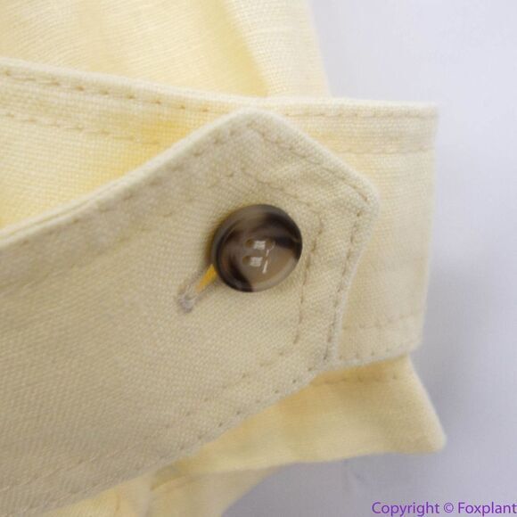 NEW Free People 100% Linen Crossover Back Bennie Crop Blazer, L - Picture 16 of 16